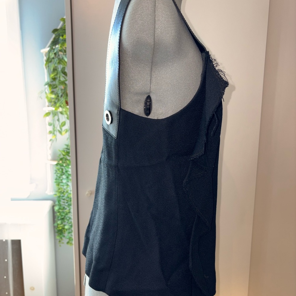 EDUN Black Sleeveless Blouse - Picture 2 of 5